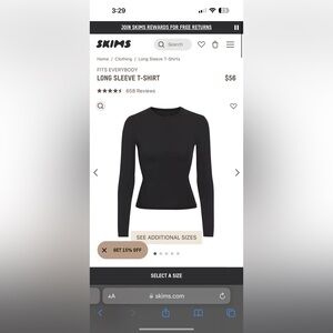 SKIMS Fits everybody Longsleeve